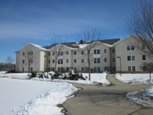 Exterior of Frederiksen Court