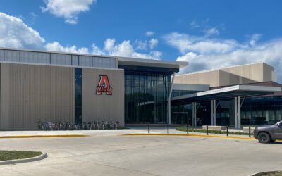 Class in session at the new Ames High School