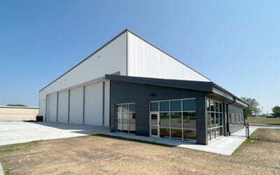New Hangar Completed at Ames Airport for Summit Agricultural Group