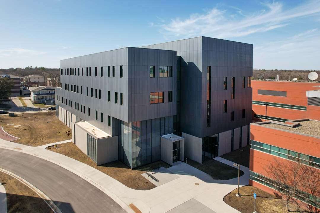 Construction of Therkildsen Industrial Engineering Building completed at Iowa State University