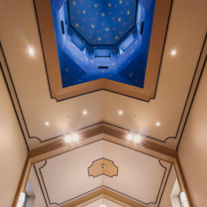 Clerestory at the Renovated St. Cecilia Catholic Church in Ames, IA