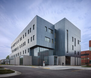 New engineering building on the campus of Iowa State in Ames, Iowa designed by BNIM Des Moines, Iowa office.