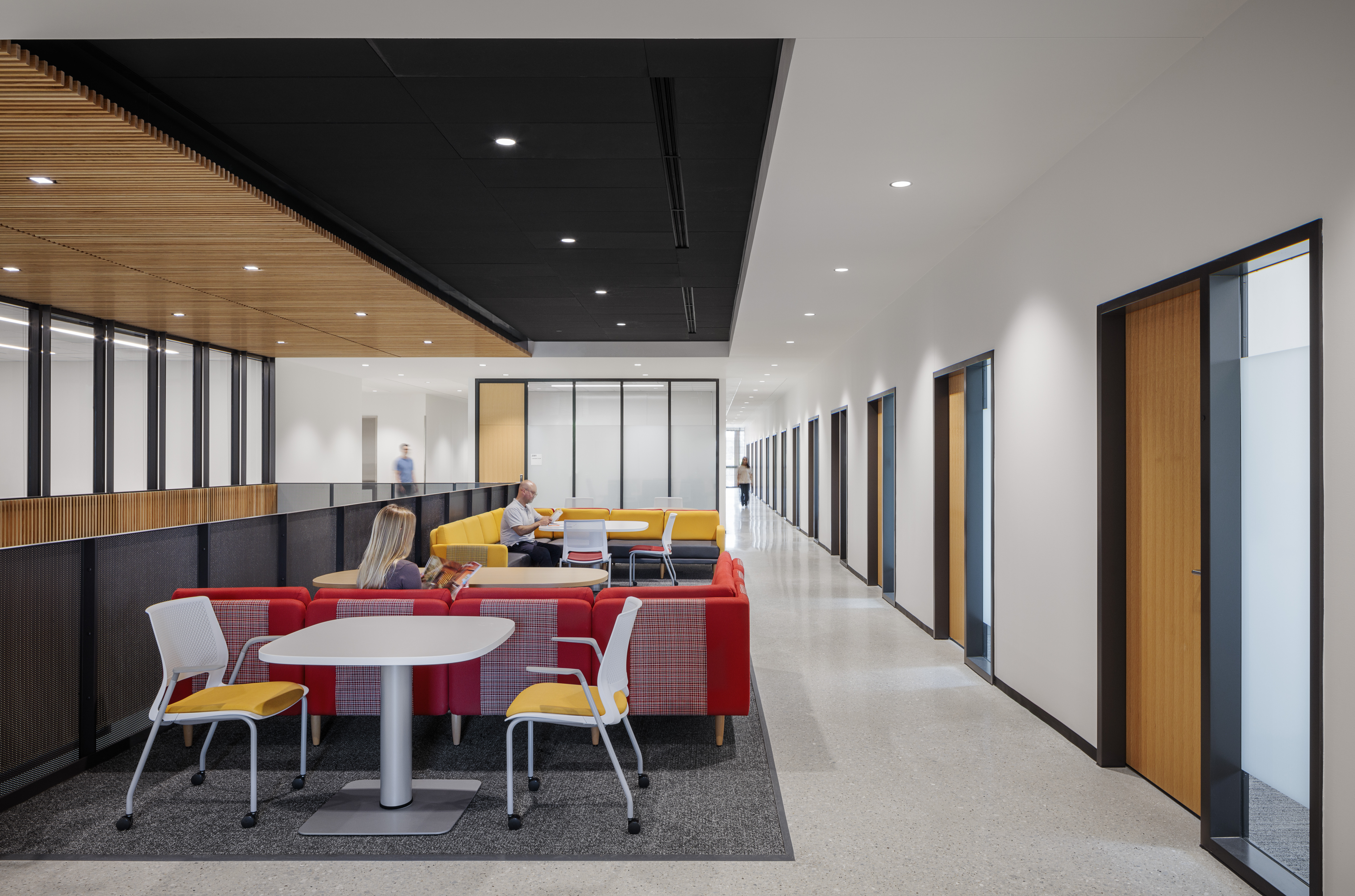 New engineering building on the campus of Iowa State in Ames, Iowa designed by BNIM Des Moines, Iowa office.
