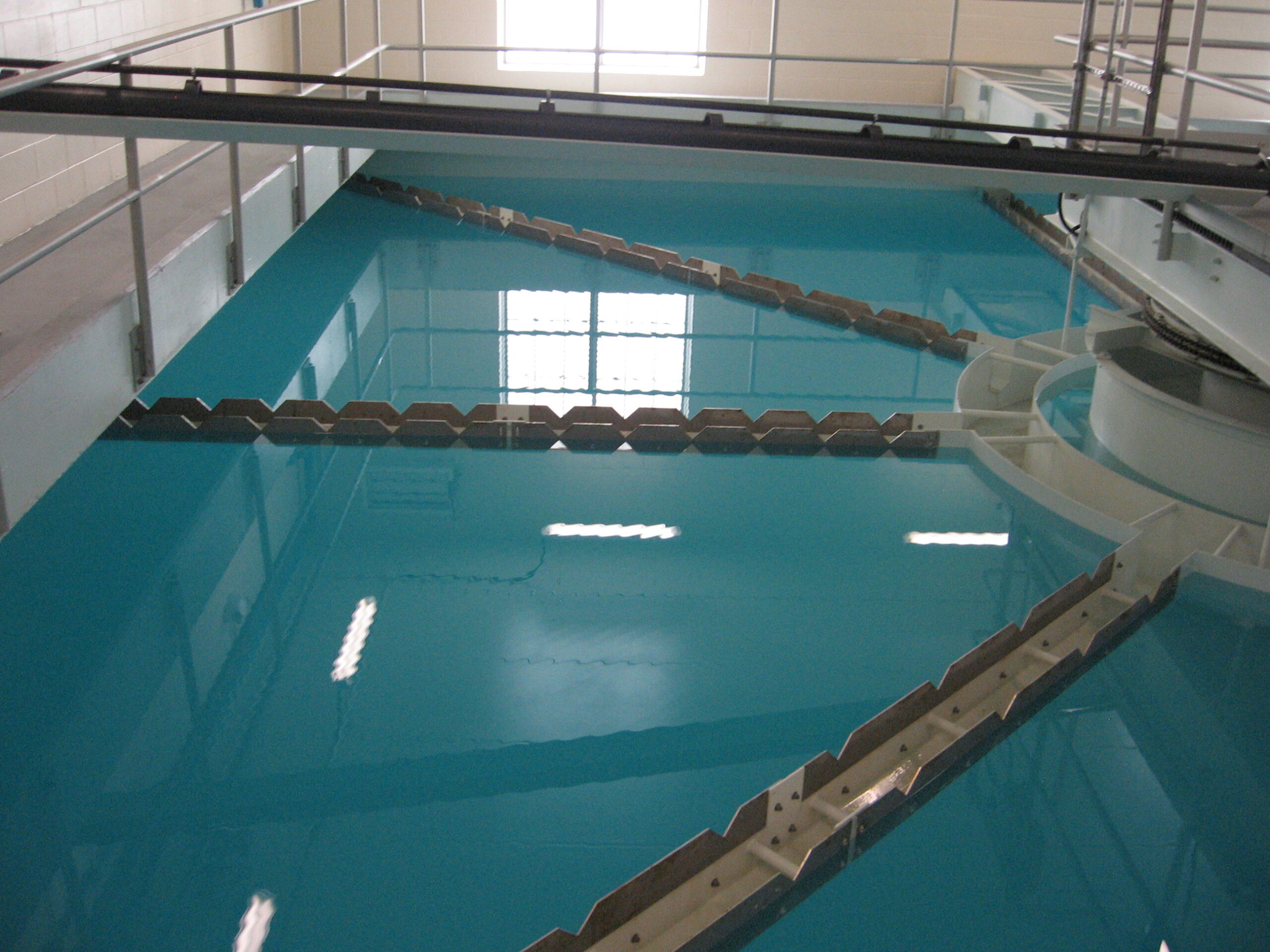 Interior tank of Belmond Treatment Plant