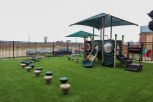 Outdoor playground for NorthPoint Church's daycare center